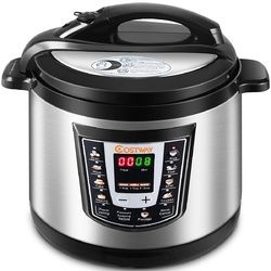 6 QT Programmable Electric Stainless Steel Pressure Rice Cooker